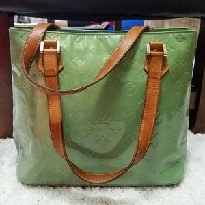Authentic Louis Vuitton Houston Vernis Shoulder Ba